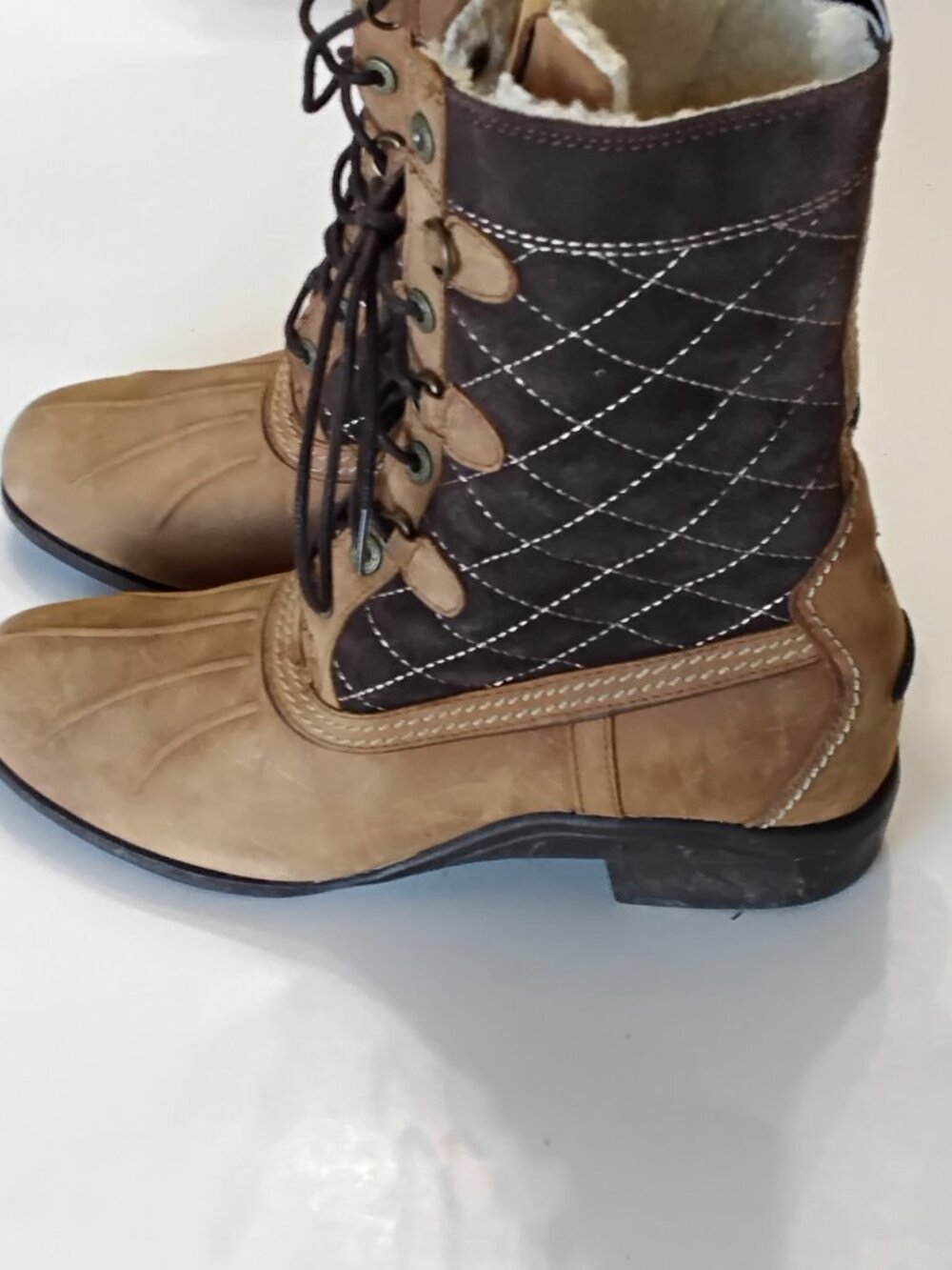 Ariat Heritage Canvas H2O Insulated Winter Duck Boots - Women's Size 8B
